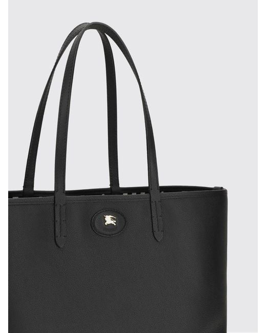 Burberry Black Bloomsbury Grained Leather Bag