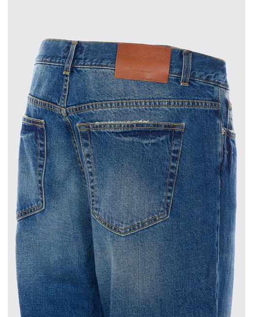 FAMILY FIRST Blue Straight Denim Jeans for men