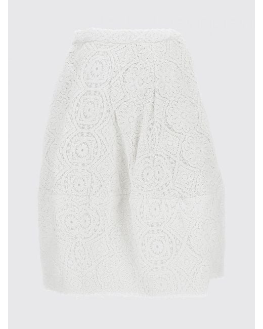 Comme des Garçons White Comme Des GarÇ Ons Skirt