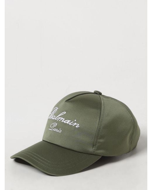 Balmain Green Hat for men