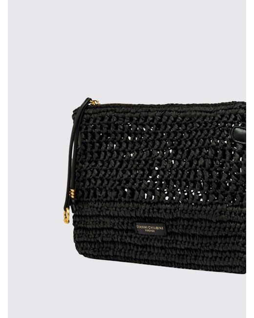 Gianni Chiarini Black Shoulder Bag Club Marcella
