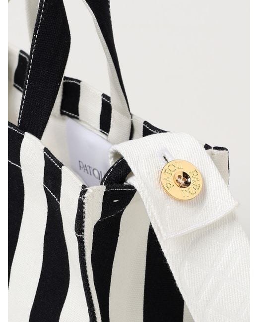Patou Black Tote Bags