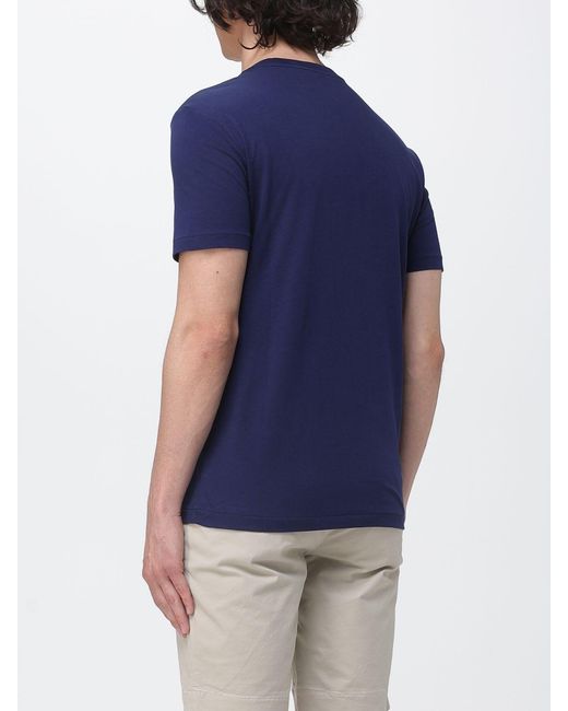 Polo Ralph Lauren Blue Pony Logo Cotton T-Shirt for men