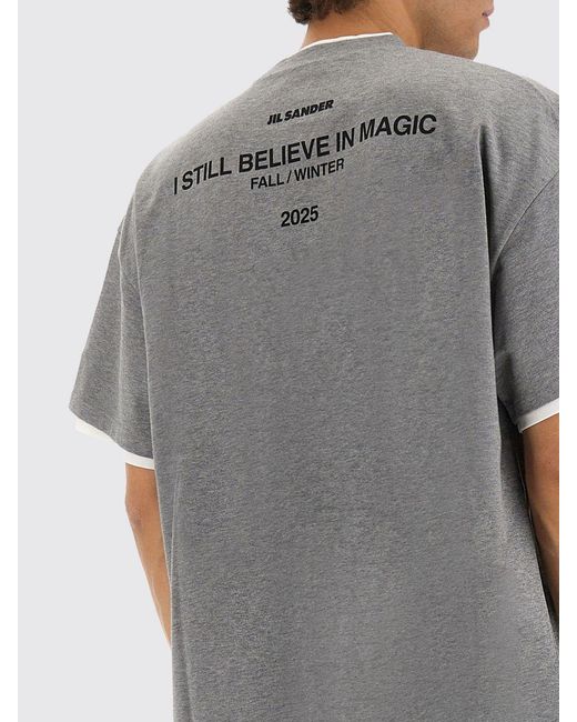 Jil Sander Gray T-Shirt for men