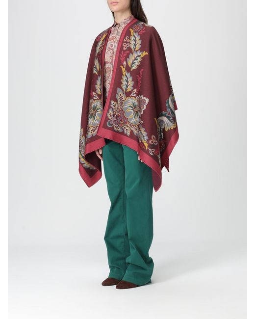 Etro Red Cloak