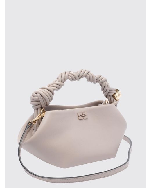 Ganni Natural Shoulder Bag