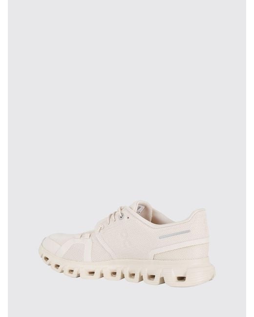 On Shoes Natural On Cloud Mesh Sneakers