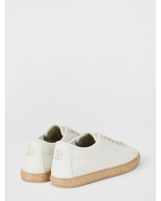 Brunello Cucinelli White Espadrille for men