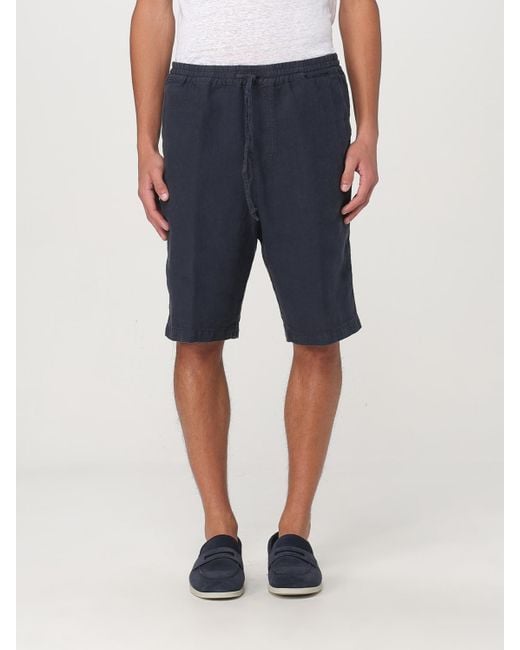 120% Lino Blue Short for men