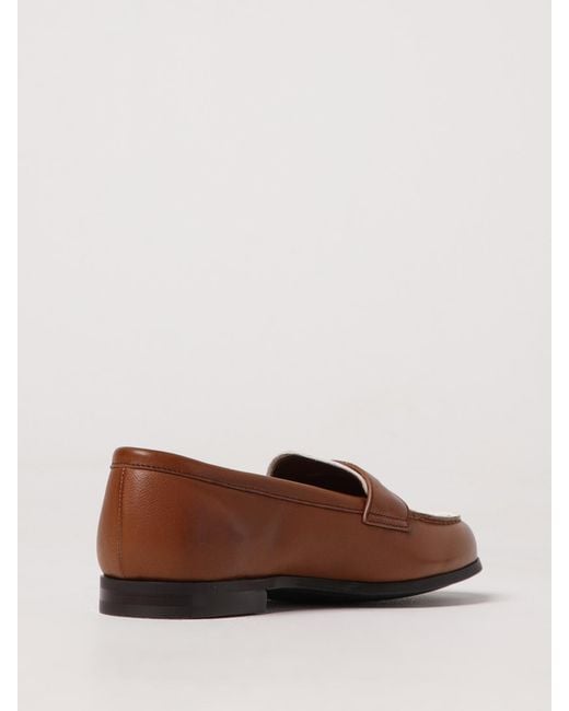 Church's Brown Natalie Nappa Leather Loafers
