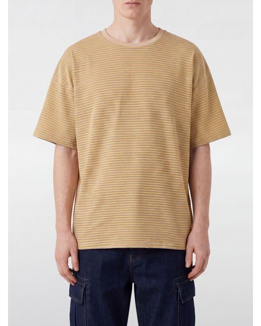 Howlin' By Morrison Natural Striped Relaxed Fit T-Shirt for men
