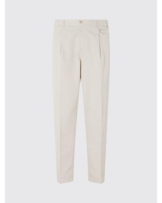 Briglia 1949 Natural Cotton Chino Trousers for men