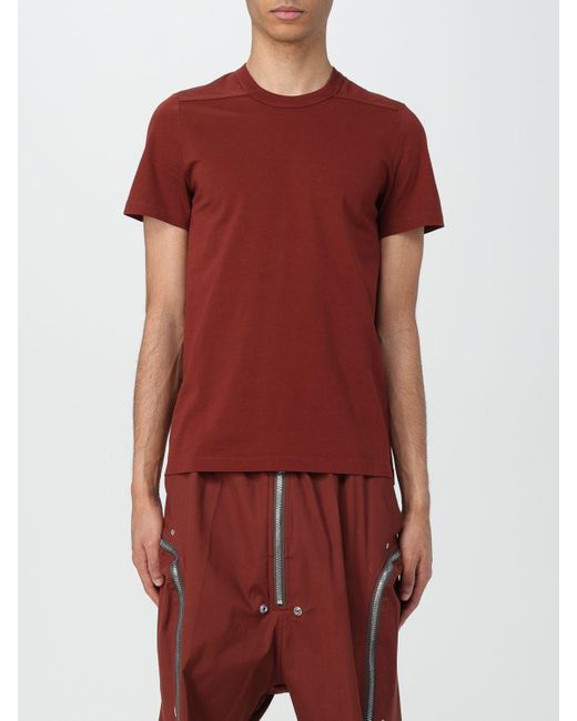 Rick Owens Red T-shirt for men