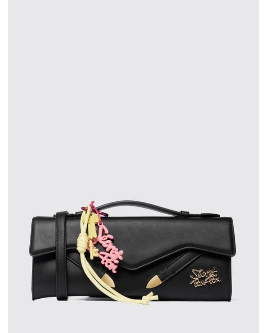 Secret Pon-pon Black Shoulder Bag