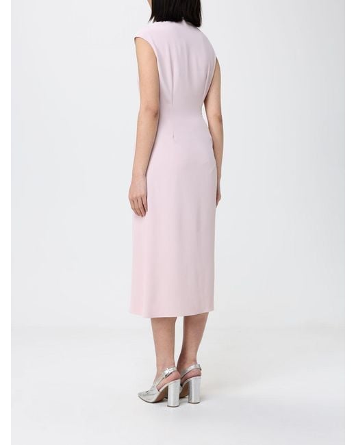 Hanita Pink Draped Dress