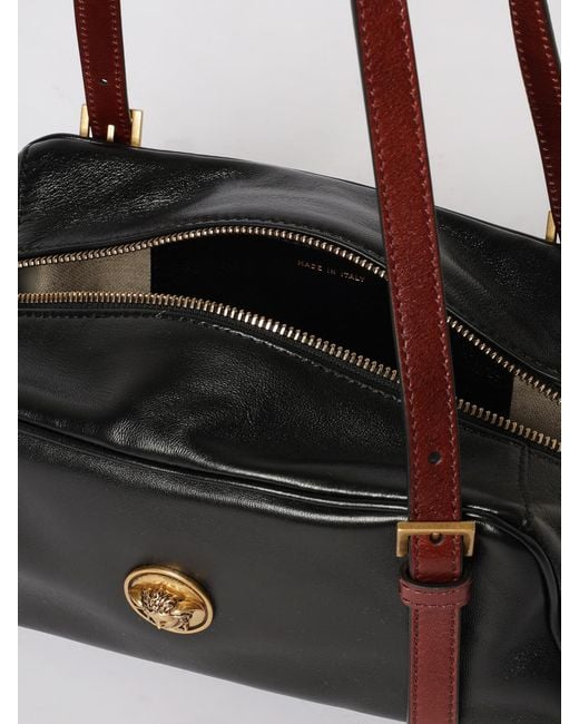 Versace Black Emblème Leather Bag