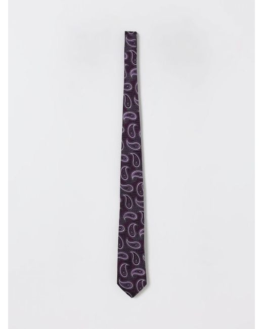 Etro Jacquard-Krawatte Mit Paisley-Print in White für Herren