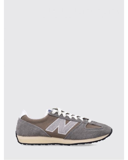 New Balance White 471 Suede Sneakers for men