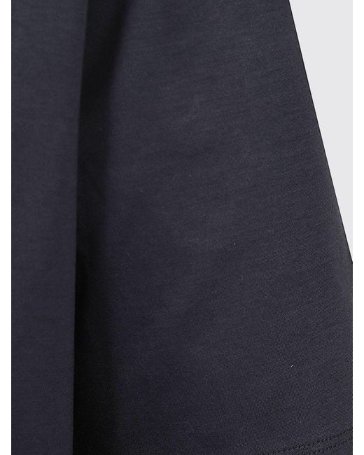 Herno Blue Short-Sleeved Crew Neck T-Shirt