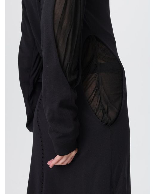 Y-3 Blue Long Turtleneck Dress