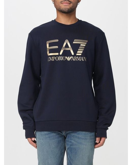 Sudadera Hombre EA7 de hombre de color Blue