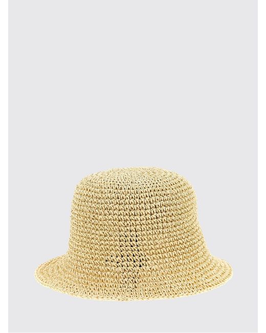Maison Michel Metallic Pablo Straw Hat