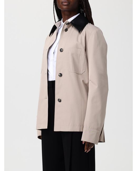 Sportmax Natural Cotton Blend Shirt Jacket