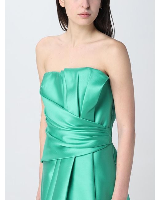 Alberta Ferretti Green Dress