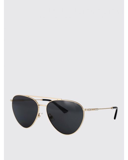 Jimmy Choo Black Aviator Sunglasses With Metal Frame For Everyday Fashion