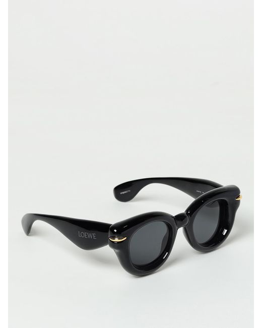 Loewe Black Inflated Round Sunglasses