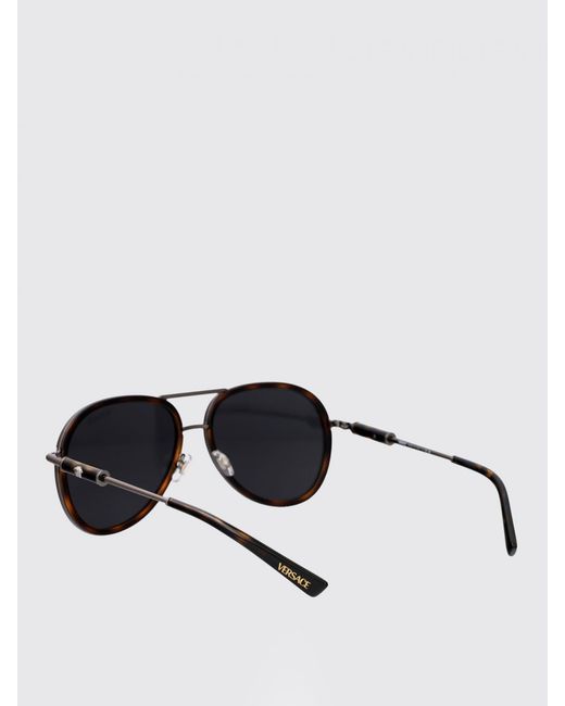 Versace Black 0Ve2260 Metal And Acetate Sunglasses