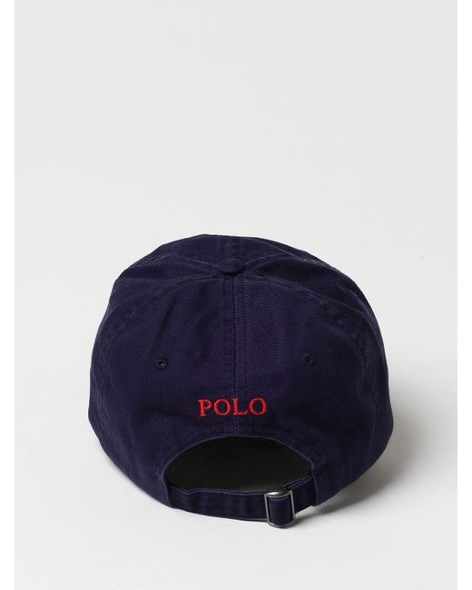 Cappello in cotone di Polo Ralph Lauren in Blue da Uomo