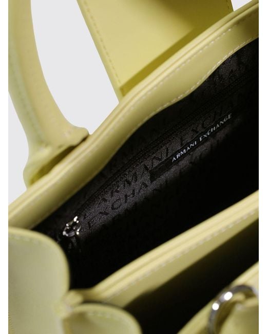 ARMANI EXCHANGE Metallic Faux Leather Bag