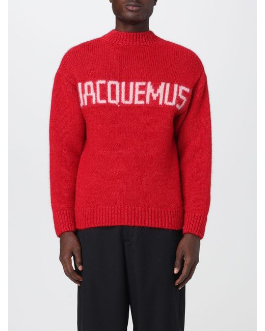 Maglione in misto lana d'alpaca di Jacquemus in Red da Uomo