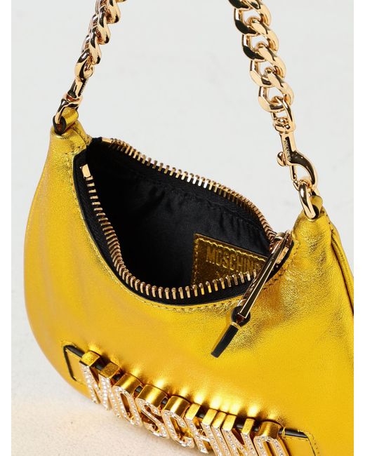 Moschino Couture Yellow Schultertasche