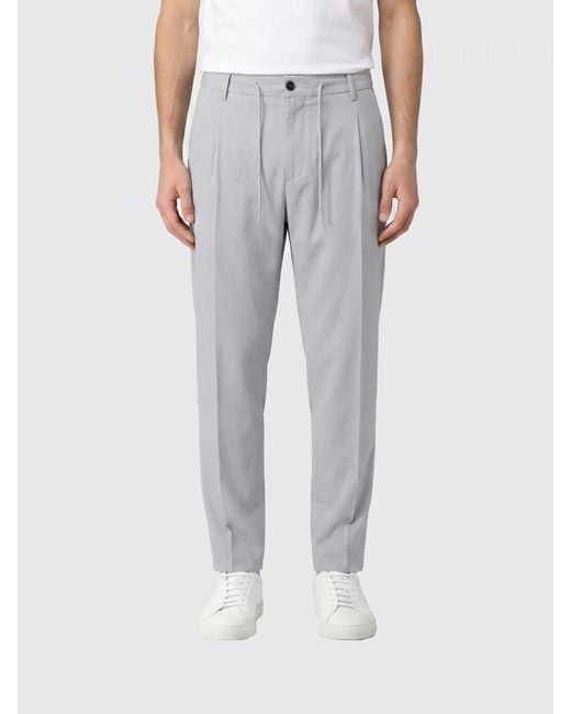 Eleventy Gray Drawstring Trousers for men