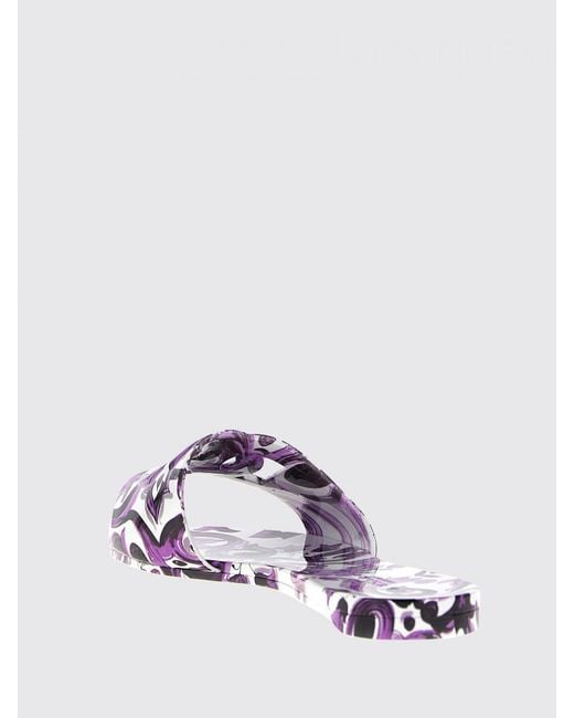 Dolce & Gabbana White Dolce &Amp Gabbana Flat Sandals