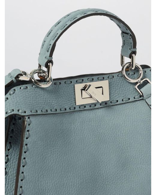 Fendi Blue Peekaboo Iseeu Small Bag