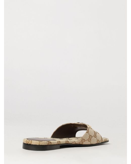 Gucci Natural Heeled Sandal