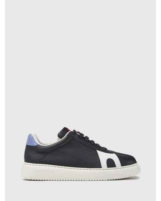 Camper White Twins Low-Top Calfskin Trainers With Contrast Logo