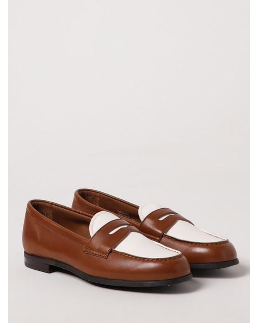 Church's Brown Natalie Nappa Leather Loafers