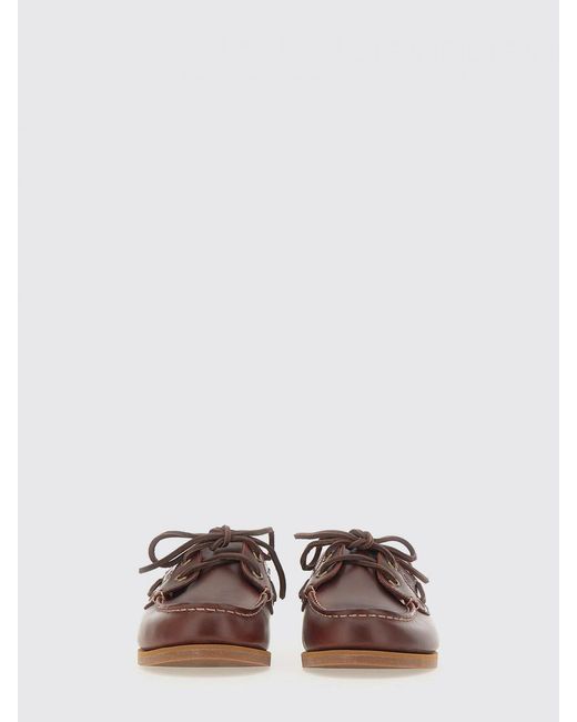 Timberland Brown Classic Boat Leather Loafers