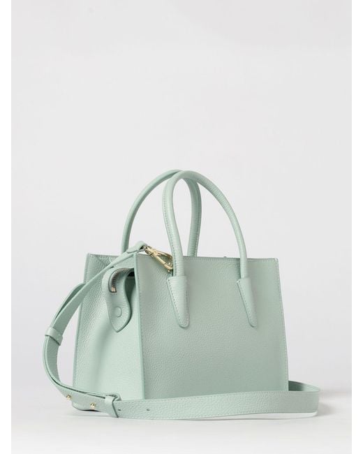 Coccinelle Green Myrtha Grained Leather Bag