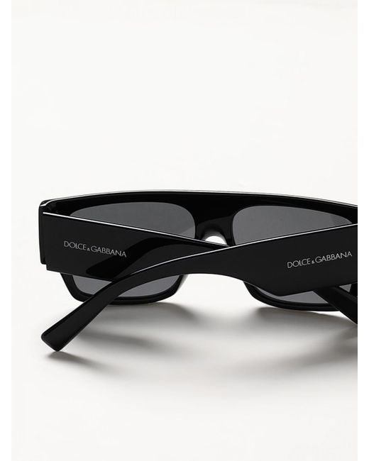 Occhiali da sole in acetato di Dolce & Gabbana in Black da Uomo