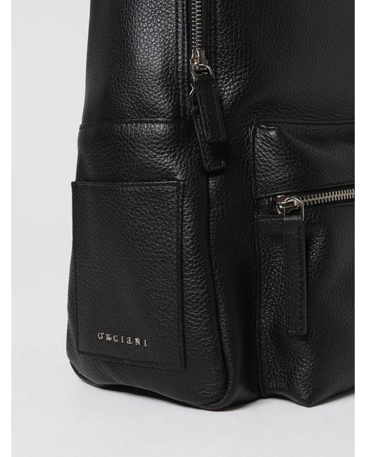 Orciani Black Backpack for men