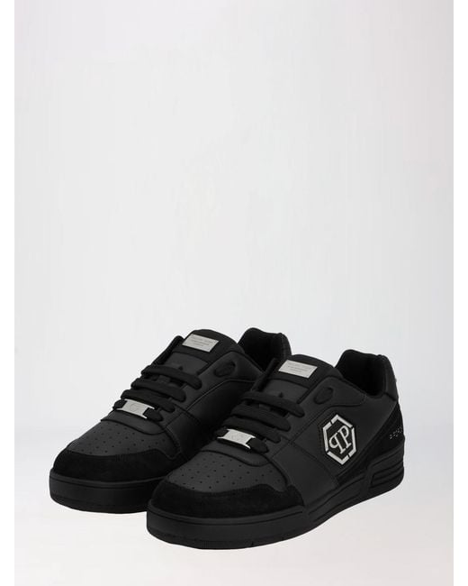 Philipp Plein Black Low-Top Sneakers for men