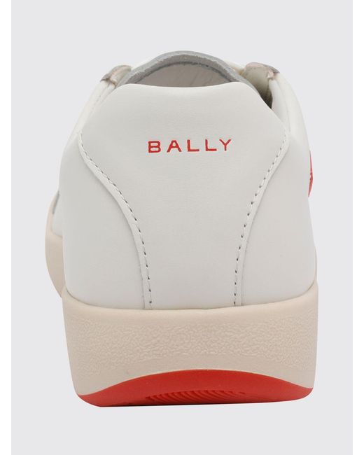 Bally Pink Leather Sneakers for men