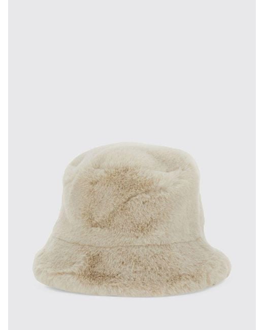 Apparis Natural Recycled Faux Fur Bucket Hat
