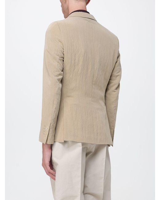 Antonio Marras Natural Single-Breasted Lyocell Blazer With Two-Button Closure And Lapels for men