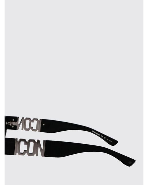 DSquared² Black Acetate Sunglasses for men